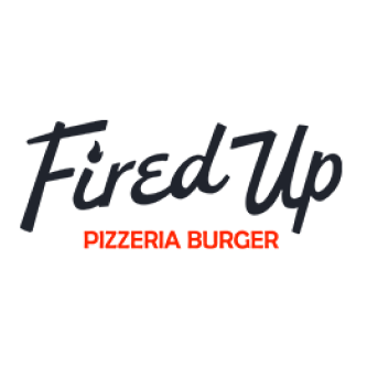 Fired up Pizzeria Burger Broxburn logo